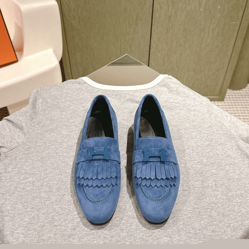 H**mes leather shoes